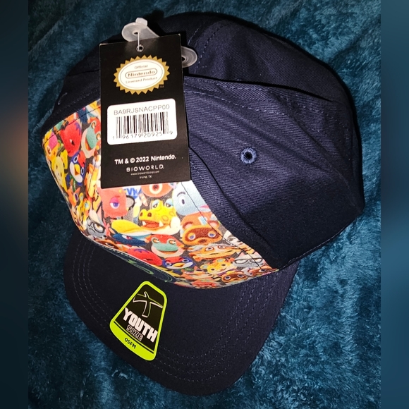 RARE NWT Nintendo Animal Crossing Video Game Bioworld Snapback Cap/Hat - Picture 4 of 11